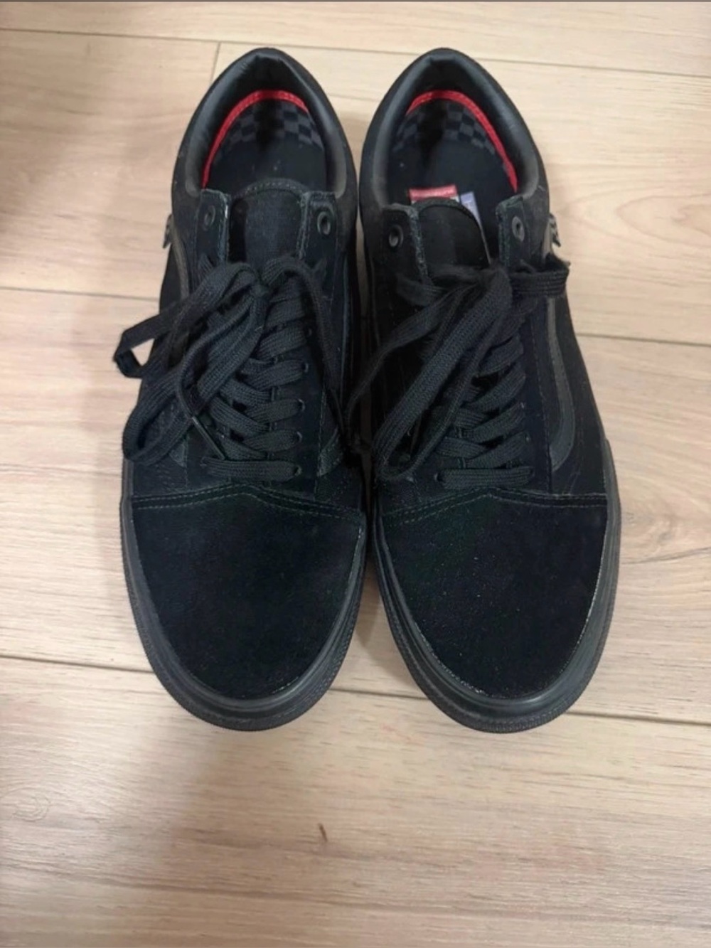 Men's Black Lace-Up Casual Sneakers